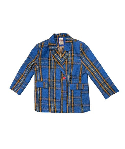 Heart Button Check Jacket&Skirt Series